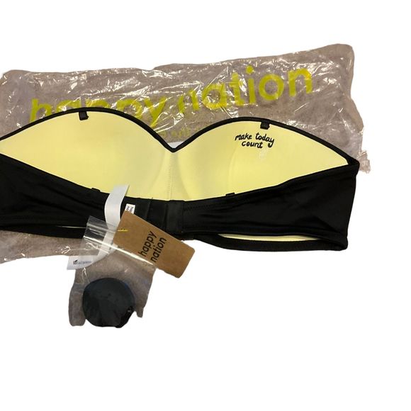 Victoria Secret NWT HAPPY NATION FOR TWEENS WIRELESS CONVERTIBLE BRA Black - Picture 4 of 5